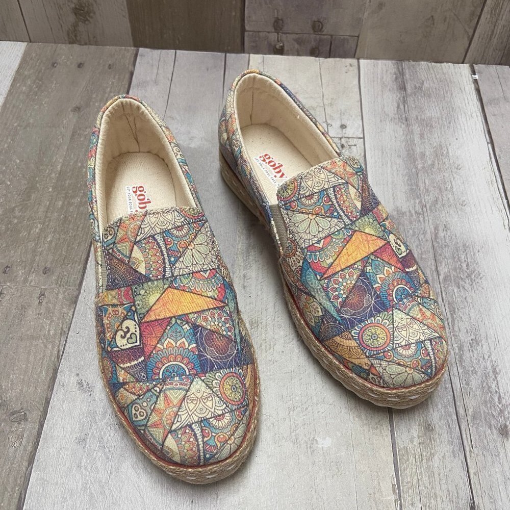 NWB Goby Canvas Espadrille Sneaker Size 36 - Picture 2 of 8